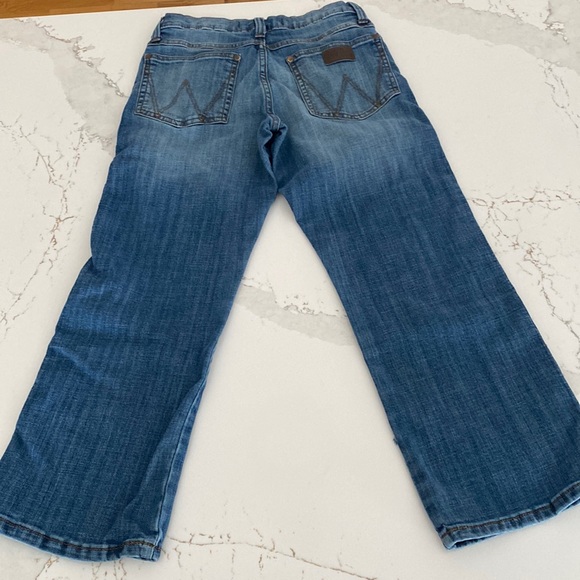 EUC❗️ Wrangler Retro Relaxed Boot Cut Denim Jeans - boys 12 husky - Picture 3 of 5
